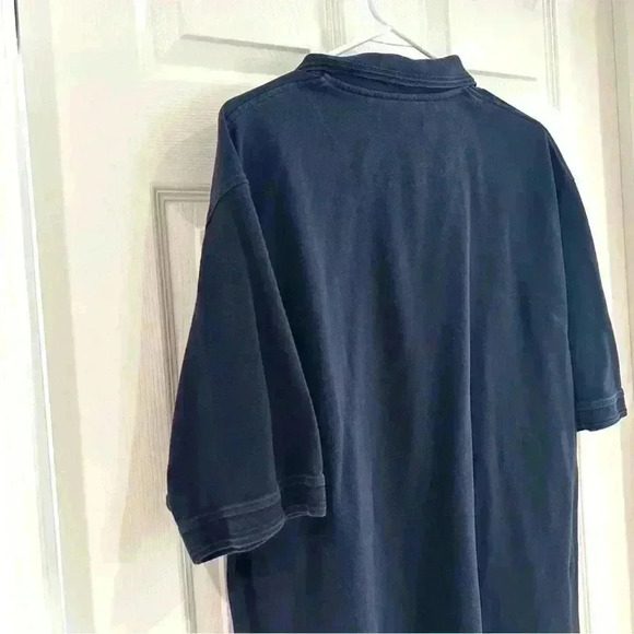 Men's Old Course St. Andrew's Golf Black Polo Collared Shirt Size XL - Picture 5 of 7